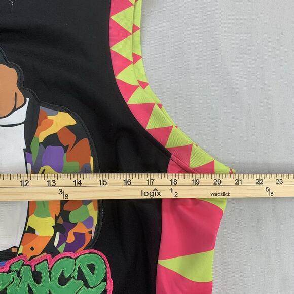 Headgear Classics The Fresh Prince of Bel Air 1990 Black Basketball Jersey Sz L - Picture 7 of 7